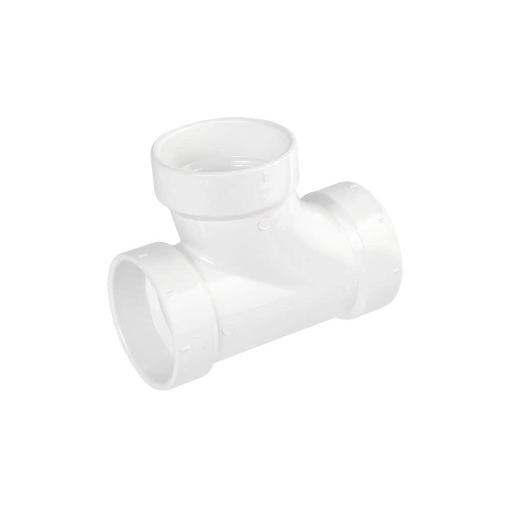 2 in. PVC DWV Drain Waste Vent Sanitary Tee Hub, White PVC Drain, Waste & Vent Fitting, (35 Pack) price history on PriceWatchPro