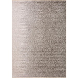 Vance Taupe/Ivory 9 ft. 6 in. x 13 ft. 1 in. Modern Abstract Area Rug