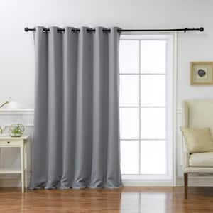 Best Home Fashion Ivory Grommet Blackout Curtain - 80 in. W x 96 in. L ...