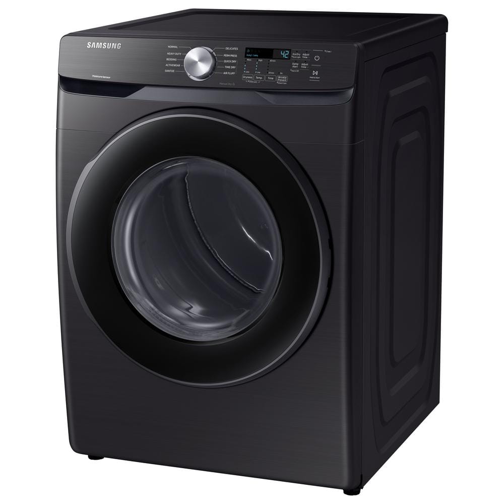 Samsung 7.5 Cu. Ft. Black Stainless Steel Smart Front Load Dryer