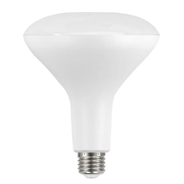 EcoSmart 90-Watt Equivalent BR40 ENERGY STAR and Dimmable LED Light Bulb in Daylight 5000K (2-Pack)