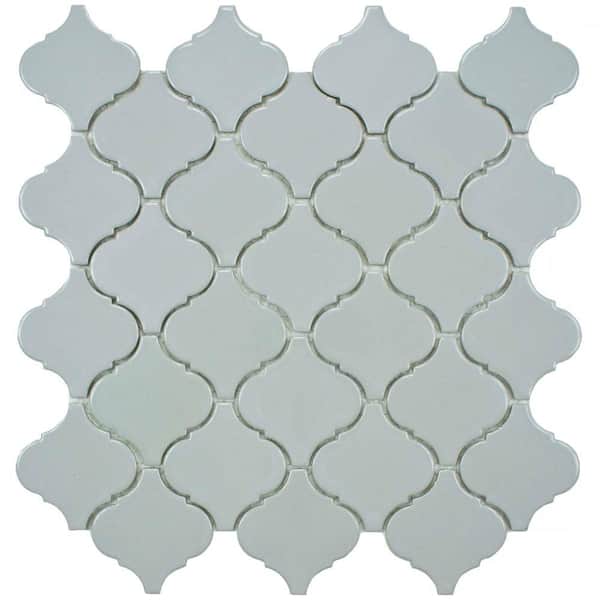 Merola Tile Lantern Grey 12-1/2 in. x 12-1/2 in. Porcelain Mosaic Floor and Wall Tile (11 sq. ft. /case)-DISCONTINUED