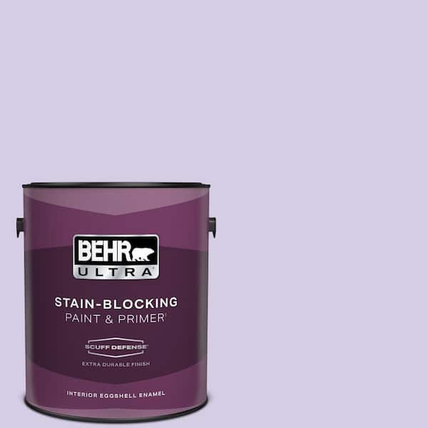 BEHR ULTRA 1 gal. #640A-3 Potentially Purple Extra Durable Eggshell Enamel Interior Paint & Primer