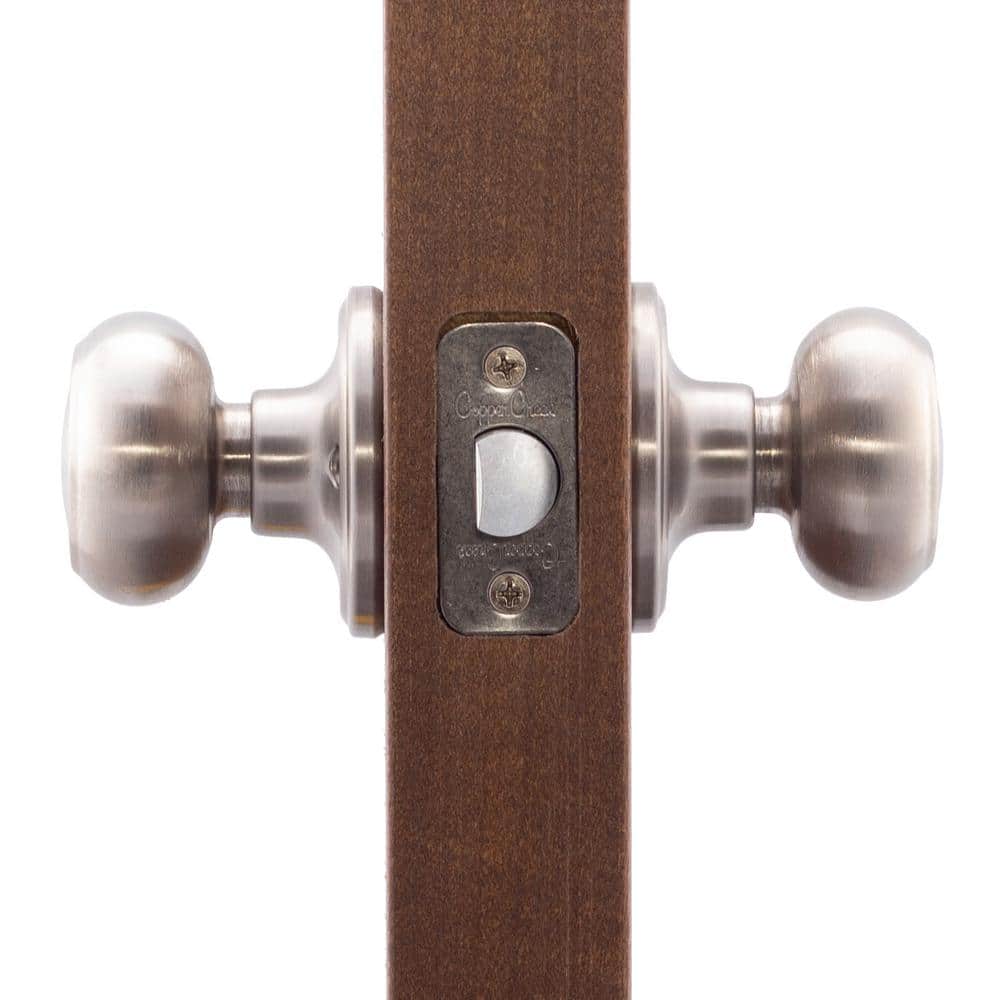Satin Stainless Steel Round Passage Door Knob
