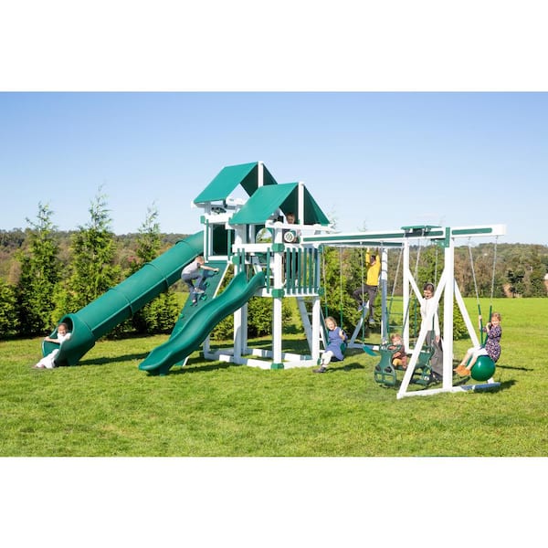 YardCraft Rediscover Life Outdoors White Hyperion Vinyl Playset