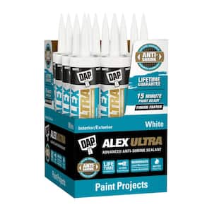 Alex Ultra 10.1 oz. White Advanced Anti-Shrink Sealant (12-Pack)