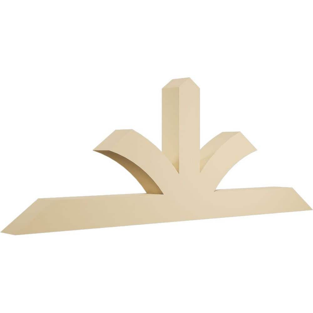 Ekena Millwork 84 in. W x 31 1/2 in. H x 6 in. D x 6 in. F, 9/12 Pitch ...