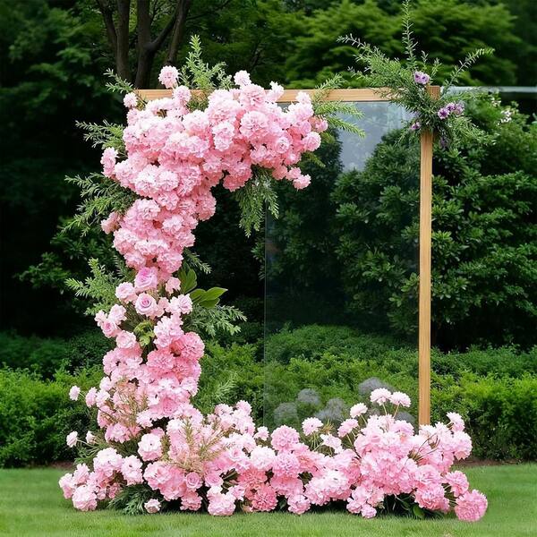 Pink Hydrangea Artificial Flowers Bulk, 20-Pack L0CLYP1SBH - The