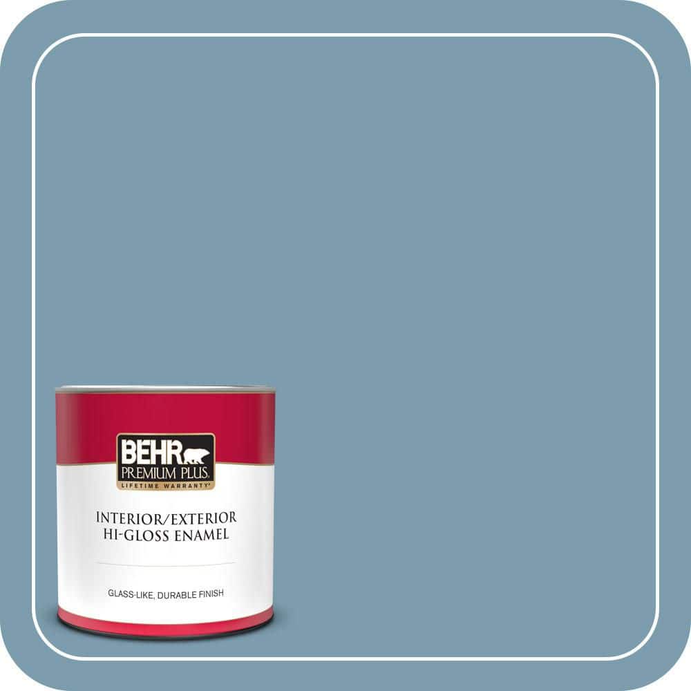 1 qt. #550F-4 Cool Dusk Hi-Gloss Enamel Interior/Exterior Paint & Primer price history on PriceWatchPro