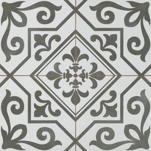 Nostalgia Epic 17.72 in. x 17.72 in. Matte Patterned Look Ceramic Floor & Wall Tile (10.9 sq. ft./Case)