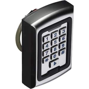 Universal Wired Metal Alloy Water Proof Keypad with Backlight LM177 12/24V Gate Opener Remote/Transmitter