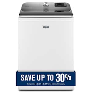 4.7 cu. ft. Smart Capable White Top Load Washing Machine with Extra Power and Deep Fill Option