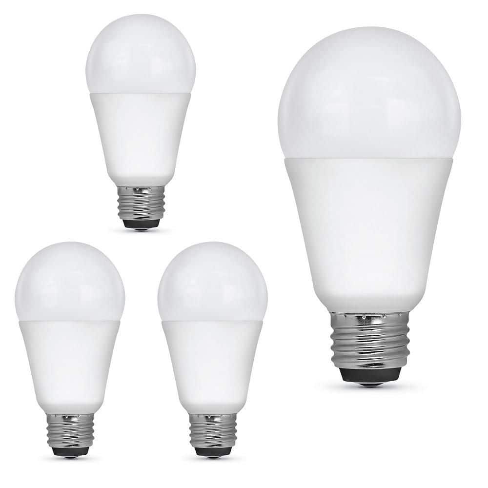 Feit Electric 50/100/150-Watt Equivalent A21 CEC Title 90+ CRI 3-Way LED Light Bulb, White 2700K (4-Pack) A50/150/927CA/4 - The Home Depot