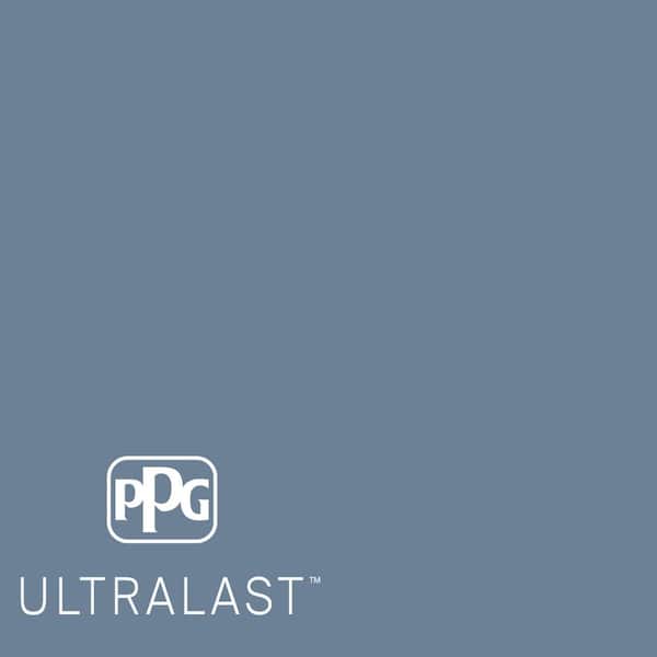 PPG UltraLast 5 gal. #PPG1163-5 Silver Blueberry Semi-Gloss Interior Paint and Primer