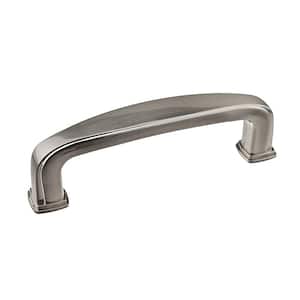 Charlemagne Collection 3 in. (76 mm) Center-to-Center Brushed Nickel Transitional Drawer Pull