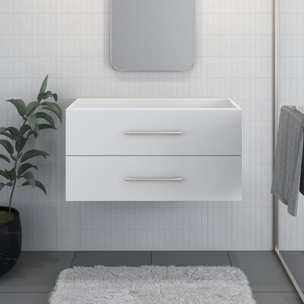 VOLPA USA AMERICAN CRAFTED VANITIES Napa 36 in. W x 18 in. D Bath Vanity Cabinet Only in White