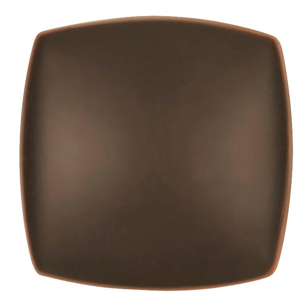 Oil-Rubbed Bronze Square Modern Cabinet Knob with Mounting Hardware
