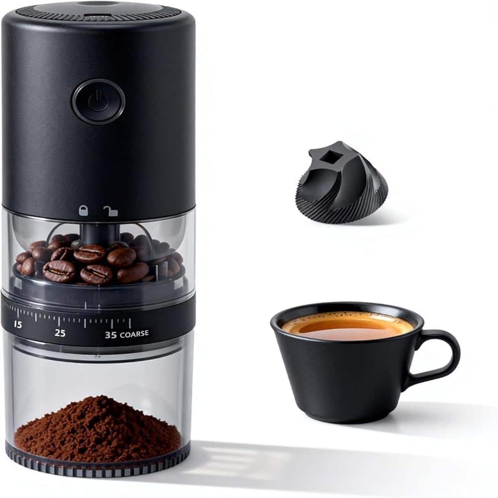 Portable Electric Burr Coffee Grinder- Matte Black price history on PriceWatchPro