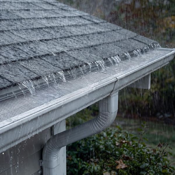 VEVOR Gutter Guard, 6 in. Aluminum Gutter Cover with Stainless