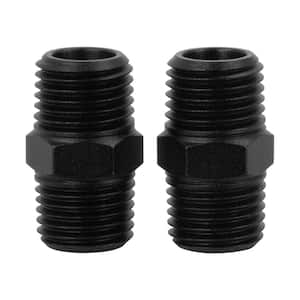 1/4 in. NPT Male x 1/4 in. NPT Male Close Hex Connector, 2-pieces