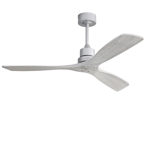 Sofucor 52 in. Indoor/Outdoor 6-Speed Ceiling Fan in Silver with Remote Control