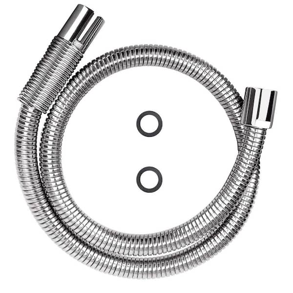 7/8 in. H x 44 in. W x 7/8 in. D Flexible Stainless Hose Replacement Kit with Spray Valve
