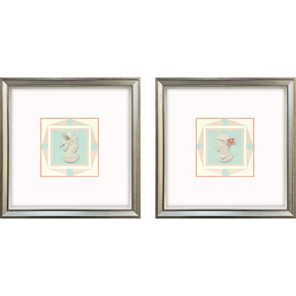 PopJoy Studio 2 Piece Framed Abstract Art Print 18 in. x 18 in. price history on PriceWatchPro