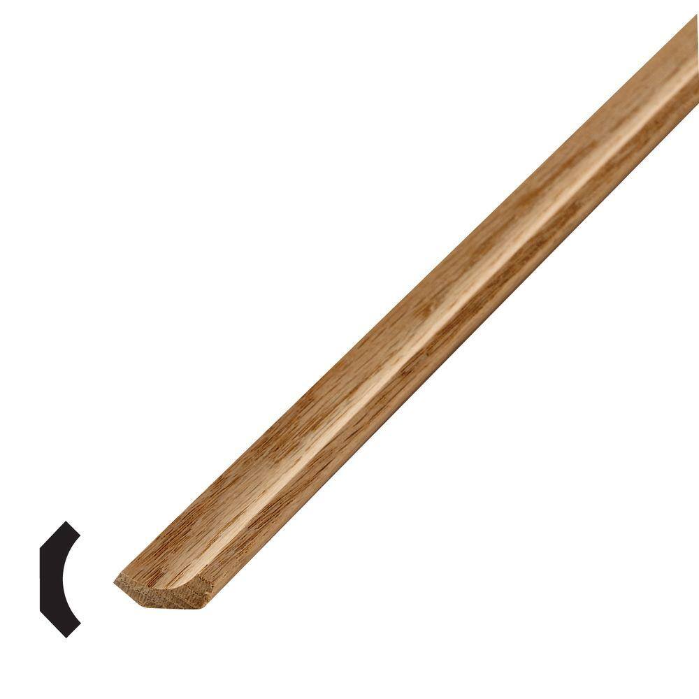 Alexandria Moulding WM 100 3/4 in. x 3/4 in. Oak Cove Moulding W093A