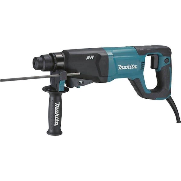 De onze zoom Beukende Makita 8 Amp 1 in. Corded SDS-Plus Concrete/Masonry AVT Rotary Hammer Drill  with 4-1/2 in. Corded Angle Grinder with Hard Case HR2641X1 - The Home Depot