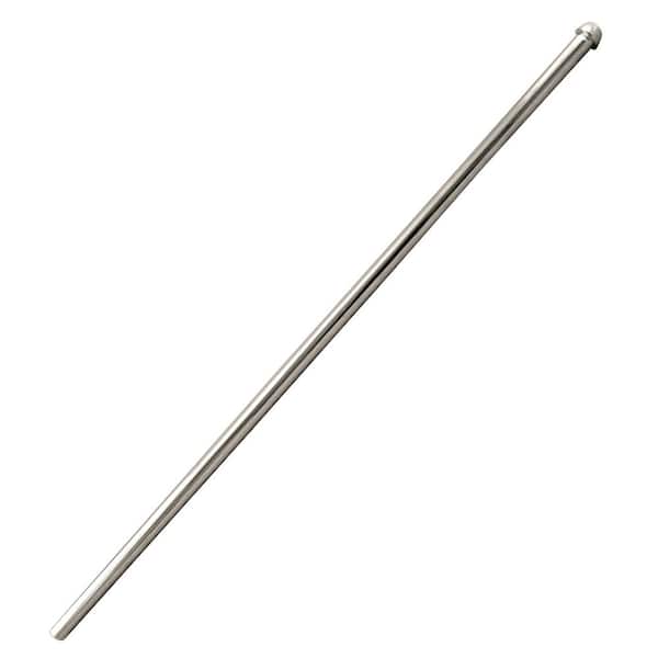 Westbrass 1/2 in. O.D. Bullnose Faucet Riser in Polished Nickel