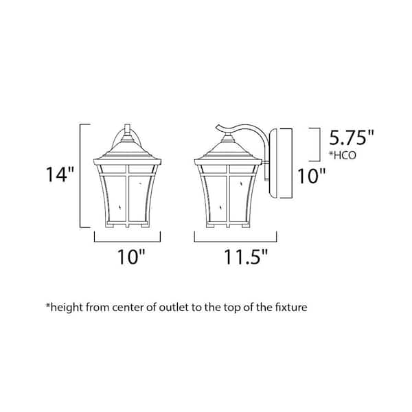 Balboa Vivex Copper Oxide Outdoor Wall Lantern Sconce