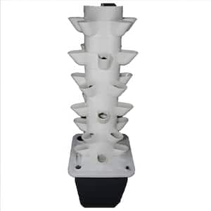 Standard Hydroponic Tower - 30 hole 6 Tier Kit Indoor Hydroponic Garden - Vertical Hydroponic Garden