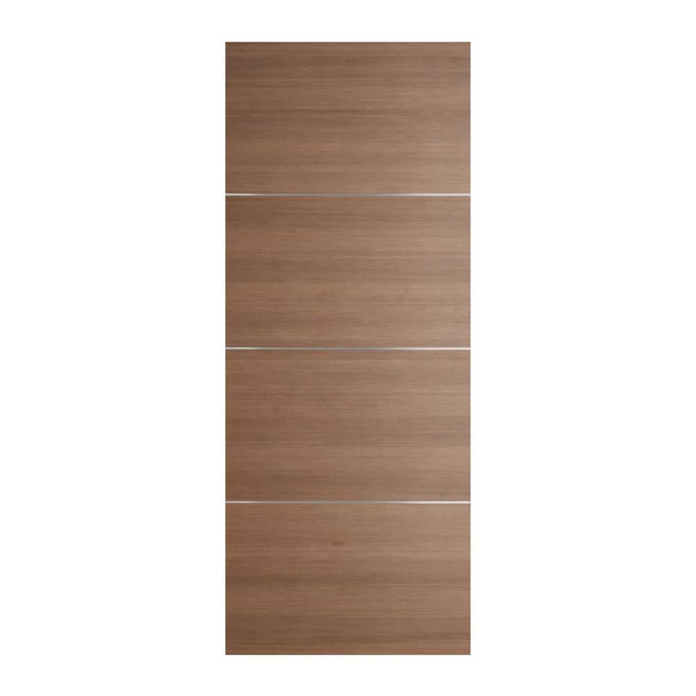 Movida 28 in. x 96 in. No Bore Solid Hybrid Core Mahogany Unfinished Wood Interior Door Slab, 20 Minute Fire Rated price history on PriceWatchPro