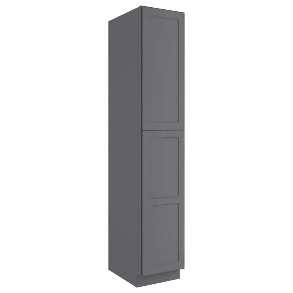 18 in. W x 24 in. D x 96 in. H in Shaker Grey Plywood Ready to Assemble Floor Wall Pantry Kitchen Cabinet price history on PriceWatchPro