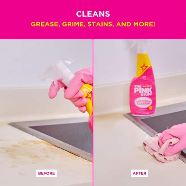 THE PINK STUFF 500 g Miracle Cleaning Paste (2-Pack) and 750 ml