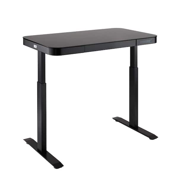 Workstream by Monoprice Cable Tray Organizer For Work Computer Tables and  Sit-Stand Desks, Black 