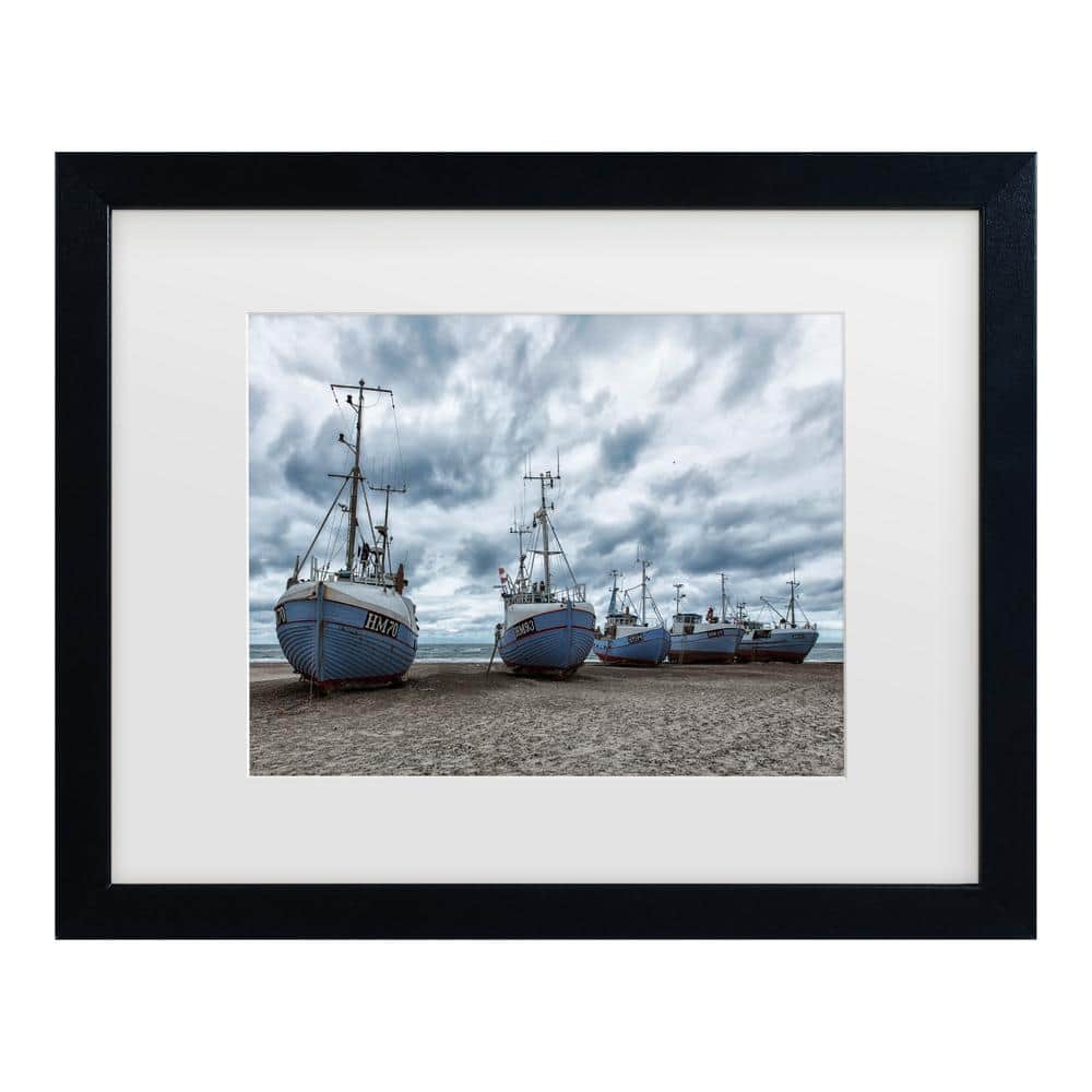 Leif Londal West Coast Fishing Boats Matted Framed Photography Wall Art 13 in. x 16 in price history on PriceWatchPro