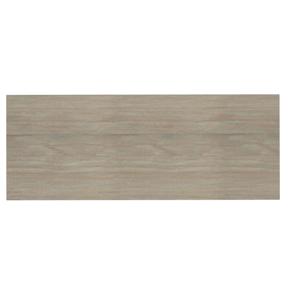 Distressed Gray Pine 47" TV Cabinet with Adjustable Shelves