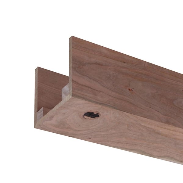 Ornamental Mouldings 5.5 in. W x 5.5 in. H x 92 in. L Rustic Cherry Box Faux Beam