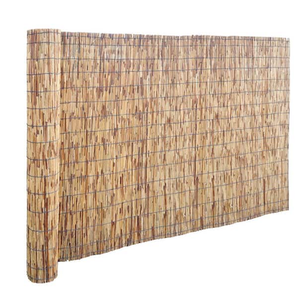 4 ft. x 16.4 ft. Bamboo Reed Roll privacy fence screen for outdoor walls pools patios sunshade decoration