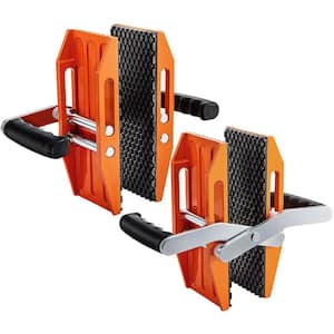 Double Handed Carrying Clamps 2.36 in. Granite Carrying Clamps 550 lbs. Loading Cap with Non-Slip Rubber Pads (Set of 2)
