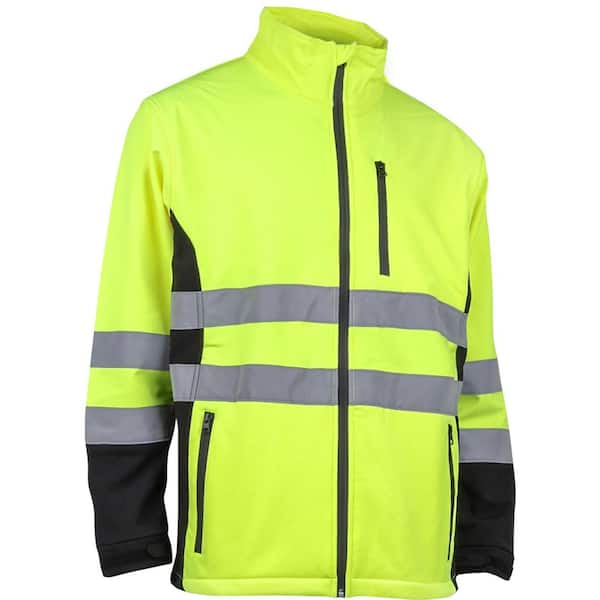 Boss Men's Medium ANSI Type P Class 2 Waterproof Softshell Jacket