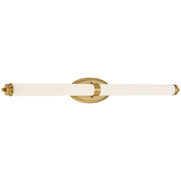 Access Lighting Madison 4.5 in. Brushed Gold LED Vanity with Opal Glass Shade