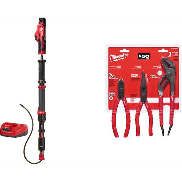 Milwaukee M12 Trapsnake 4 Foot 12 Volt Variable Speed Urinal Auger Driver Kit for sale online 
