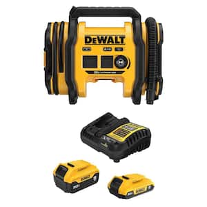DEWALT 20-Volts MAX Lithium-Ion Cordless Electric Portable Inflator ...