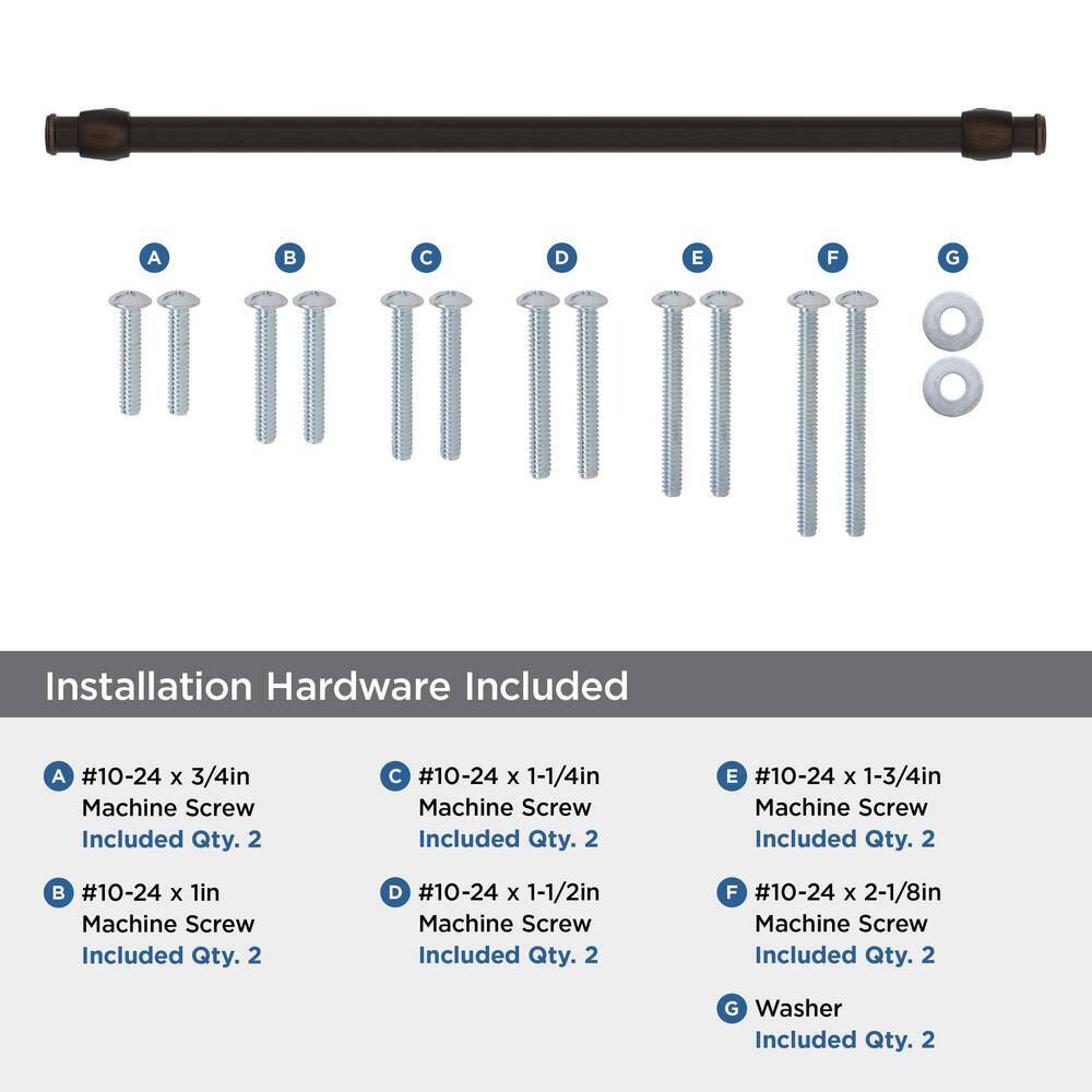 Winsome 18'' Oil Rubbed Bronze Appliance Pull with Mounting Hardware
