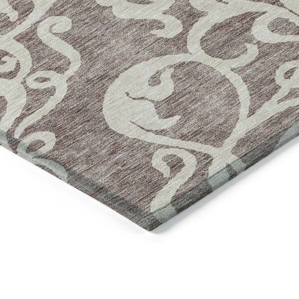 Chantille Machine Washable Indoor/Outdoor Abstract ACN973 Taupe 2 ft. 3 in. x 7 ft. 6 in. Area Rug