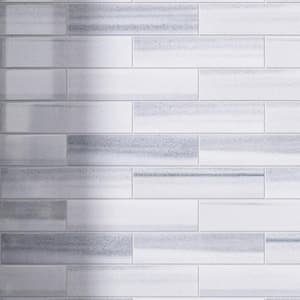 Natural Marmara White 1.89 in. x 7.8 in. Subway Polished Marble Wall and Floor Tile (50 pieces / 5.12 sq. ft./Case)