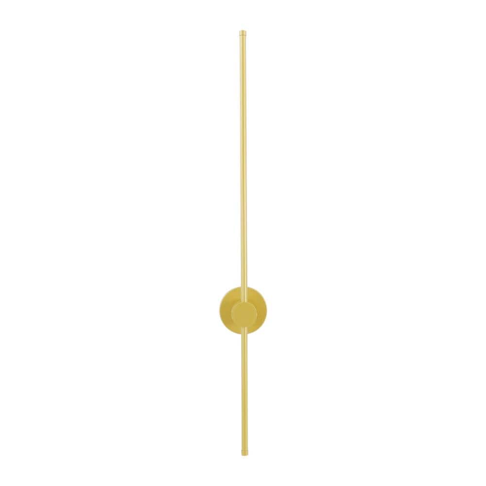 1-Light Gold LED Modern Linear Wall Sconce for Bedroom Living Room Hallways price history on PriceWatchPro