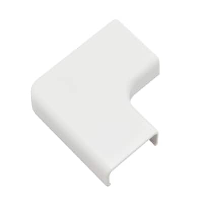 Legrand Wiremold CordMate Cord Cover Flat Elbow, Cord Hider for Home or  Office, Holds 1 Cable, White C16 - The Home Depot